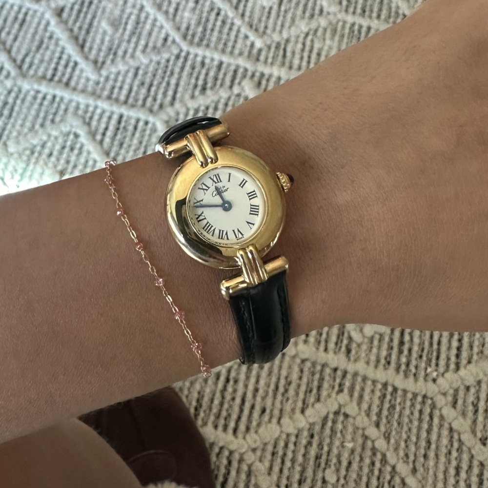 Cartier: Vintage Must De Cartier Vermeil Watch